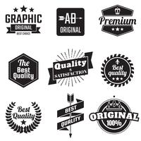 Vintage Retro Vector Logo voor banner