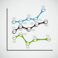 infographic sjablonen voor zakelijke vectorillustratie. vector