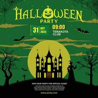 halloween spookachtig tekenfilm illustratie. halloween grafisch ontwerp vector