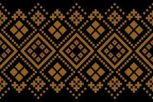 natuur jaargangen kruis steek traditioneel etnisch patroon paisley bloem ikat achtergrond abstract aztec Afrikaanse Indonesisch Indisch naadloos patroon voor kleding stof afdrukken kleding jurk tapijt gordijnen en sarong vector