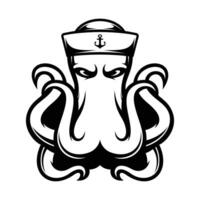 Octopus matroos schets vector