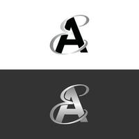 brief ae luxe modern monogram logo vector ontwerp, logo eerste vector Mark element grafisch illustratie ontwerp sjabloon