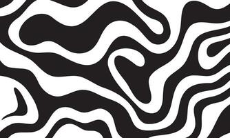 abstract vloeistof zwart en wit vector achtergrond