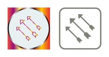 uniek pijlen vector icoon