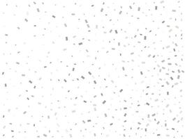 licht zilver rechthoekig schitteren confetti achtergrond. wit feestelijk textuur. vector