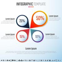 Infographics ontwerpsjabloon vector