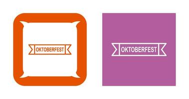 oktoberfeest banier vector icoon