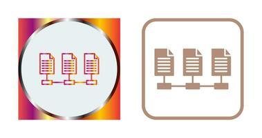 netwerk bestanden vector icoon