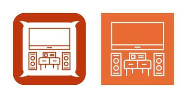 thuisbioscoop vector pictogram