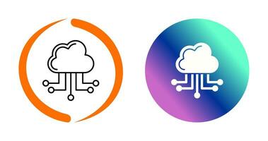 cloud computing vector icon