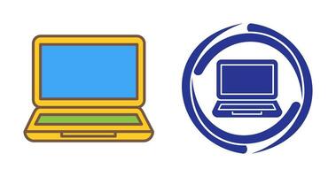 laptop vector pictogram