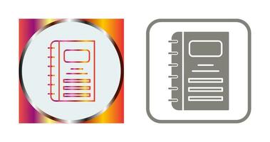 notebook vector pictogram