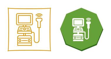 echografie machine vector icoon
