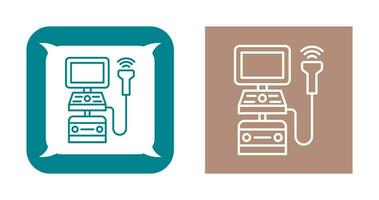 echografie machine vector icoon
