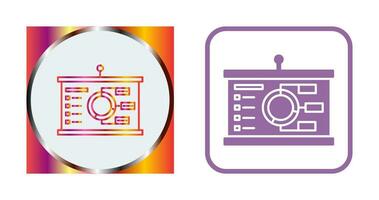 presentatie vector pictogram