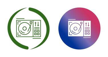 draaitafel vector pictogram