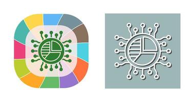 cirkeldiagram vector pictogram