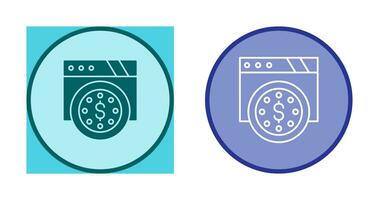 dollar munt vector pictogram