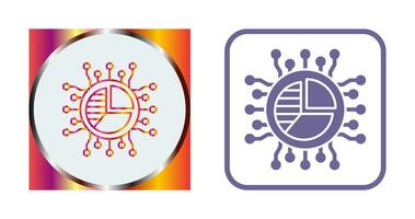 cirkeldiagram vector pictogram