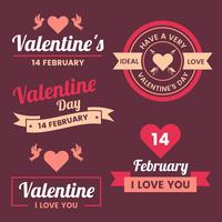 Valentine-sjabloonbanner Vectorachtergrond voor banner vector