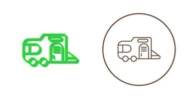 caravan vector pictogram