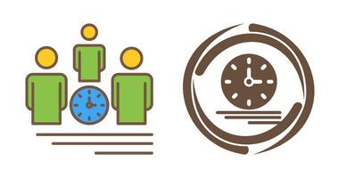 team management vector pictogram