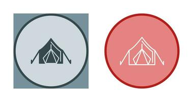 tent vector pictogram