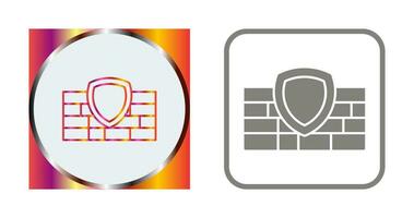 firewall vector pictogram