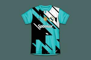 sport Jersey ontwerp kleding stof textiel voor sublimatie vector