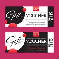 Gift Voucher Vector achtergrond