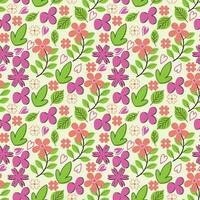 mooi vector bloemen naadloos patroon achtergrond