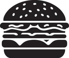 hamburger vector silhouet illustratie 11