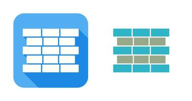 uniek bakstenen vector icoon