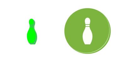 uniek bowling pin vector icoon