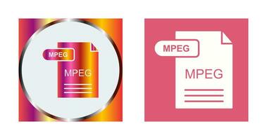 mpeg vector icoon