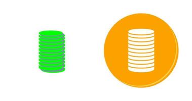 stack van munten vector icoon