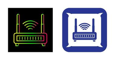 Wifi router vector icoon