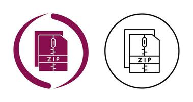 ritssluiting het dossier vector icoon