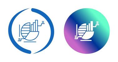 cirkeldiagram vector pictogram