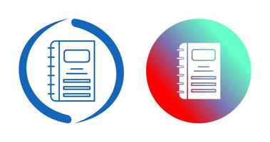 notebook vector pictogram