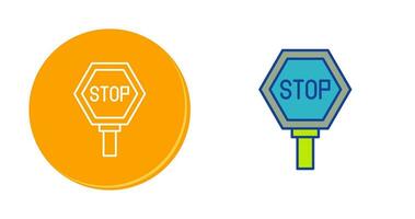 stopbord vector pictogram