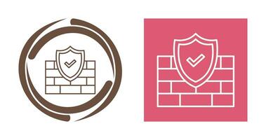 firewall vector pictogram