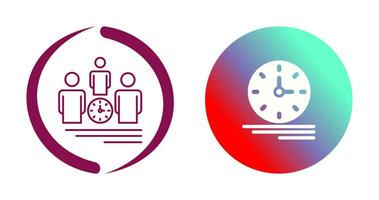 team management vector pictogram