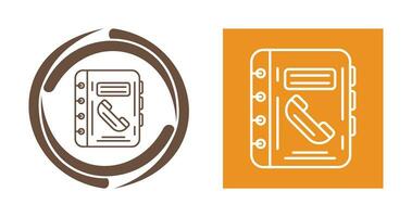 telefoonboek vector pictogram