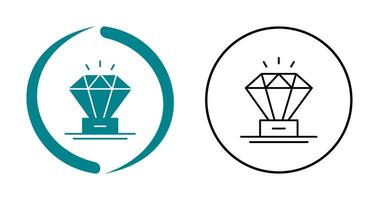 diamant vector pictogram