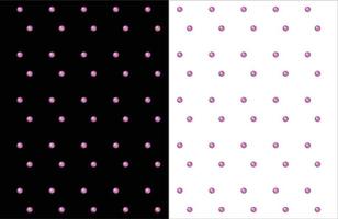 roze stippen op zwart-witte kleur vector