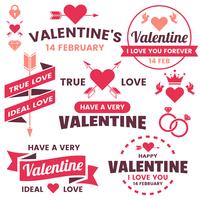 Valentine-sjabloonbanner Vectorachtergrond voor banner vector