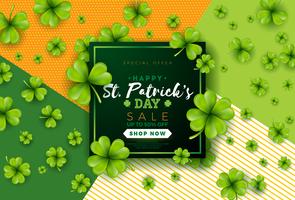 St. Patrick&#39;s Day verkoop ontwerp vector