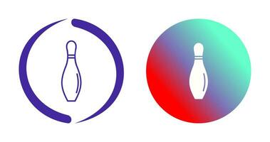 bowling pin vector icon