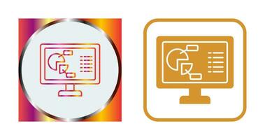 cirkeldiagram vector pictogram